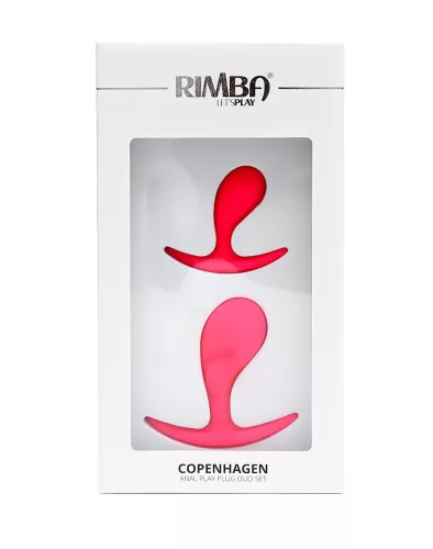 Rimba Copenhagen - anál plug szett - pink (2db)