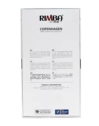 Rimba Copenhagen - anál plug szett - pink (2db)