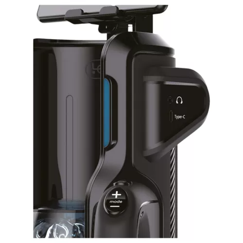 LETEN SM 500 - fel-le mozgó maszturbátor telefon tartóval (fekete)