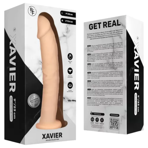 Real Fantasy Xavier - élethű dildó - 23 cm (testszínű)