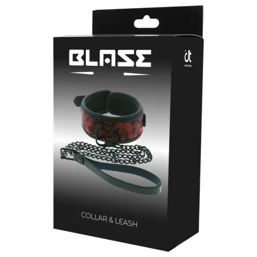 Dreamtoys Blaze - nyakörv és póráz szett (piros)