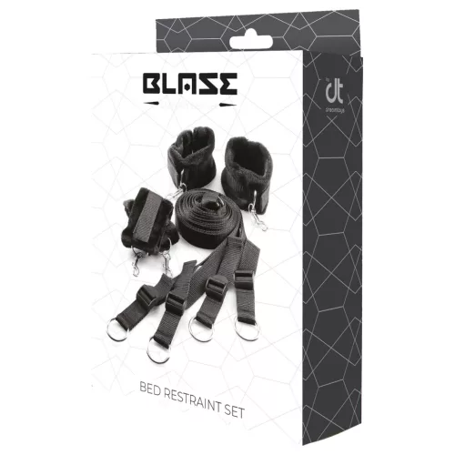 Dreamtoys Blaze - ágyrögzítő kötözőszett (fekete)