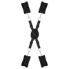 Dreamtoys Blaze - ágyrögzítő kötözőszett (fekete)