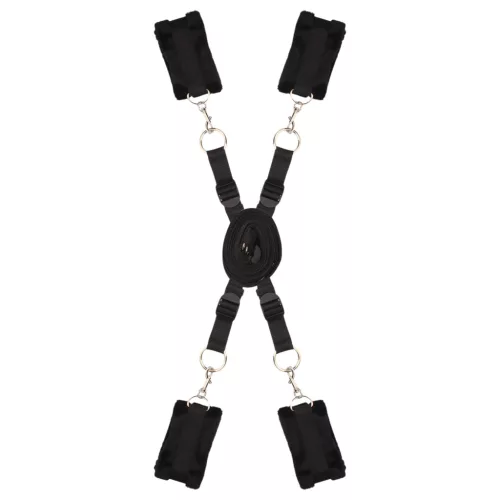 Dreamtoys Blaze - ágyrögzítő kötözőszett (fekete)