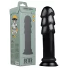 BUTTR Madbull Muzzl - tapadókorongos dildó (fekete)