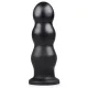 BUTTR Tactical III - tapadókorongos dildó (fekete)