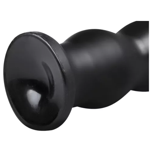 BUTTR Tactical III - tapadókorongos dildó (fekete)