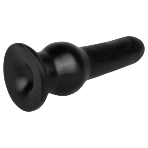 BUTTR Tactical I - tapadókorongos dildó (fekete)