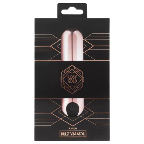 Rosy Gold Bullet - akkus, mini rúdvibrátor (rosegold)