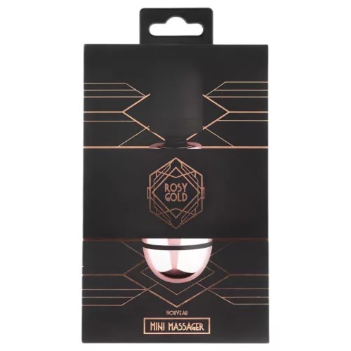 Rosy Gold Mini Wand - akkus, masszírozó vibrátor (rosegold)