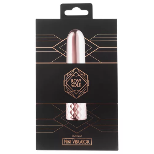 Rosy Gold Mini - akkus, mini rúdvibrátor (rosegold)