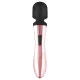 Rosy Gold Wand Curve - akkus, masszírozó vibrátor (rosegold)