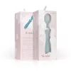 Bloom Orchid Wand - akkus, masszírozó vibrátor (türkiz)