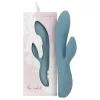 Bloom Violet Rabbit - csiklókaros G-pont vibrátor (türkiz)