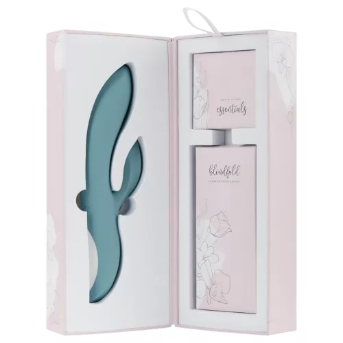 Bloom Violet Rabbit - csiklókaros G-pont vibrátor (türkiz)
