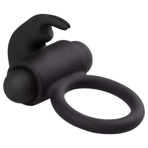 EasyToys Bunny - vibrációs péniszgyűrű (fekete)