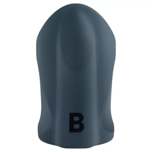 Boners - akkus, rezgő nyitott maszturbátor (szürke)