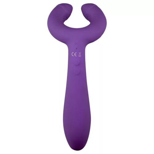 Easytoys Couple - akkus, vízálló párvibrátor (lila)