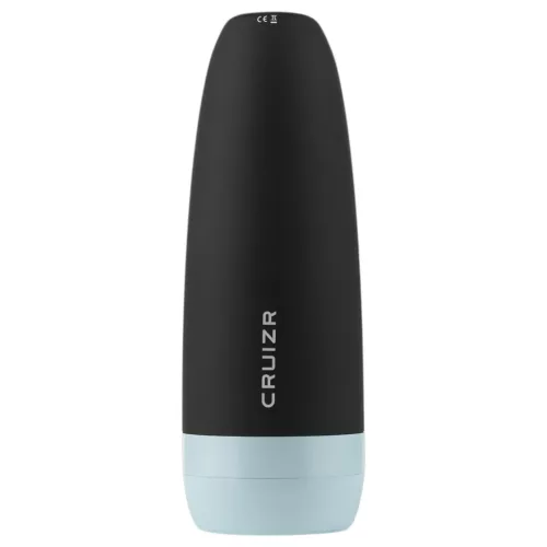 CRUIZR CP01 - akkus, forgó-szívó maszturbátor (fekete-kék)