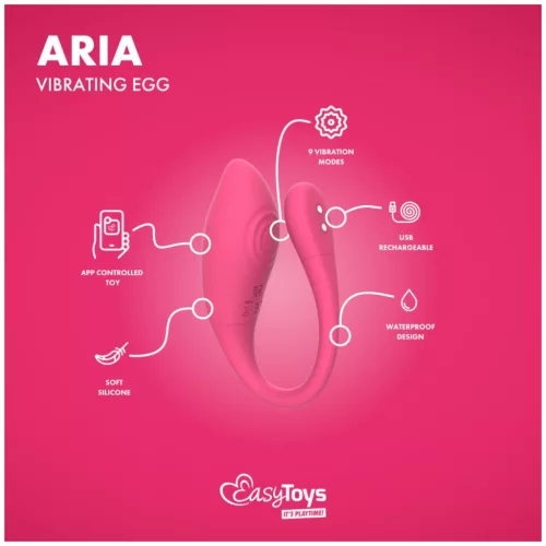 EasyConnect - okos vibrációs tojás (pink)