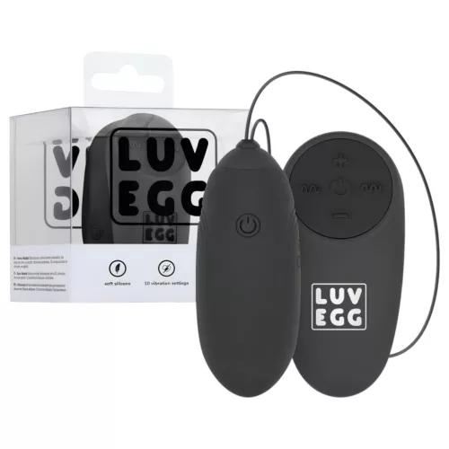 LUV EGG - akkus, rádiós vibrációs tojás (fekete)