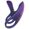 Hueman Infinity Ignite - vibrációs pénisz- és heregyűrű (lila)