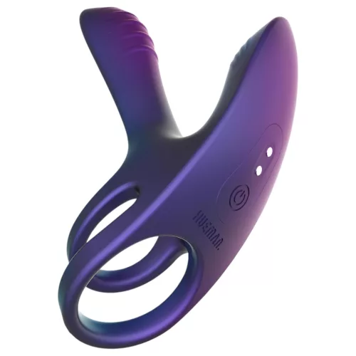 Hueman Infinity Ignite - vibrációs pénisz- és heregyűrű (lila)