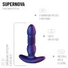 Hueman Supernova - lökő anál vibrátor (lila)