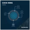 Boners Ergo - szilikon péniszgyűrű (szürke)
