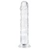 EasyToys - zselés dildó - 18cm (átlátszó)