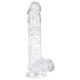 EasyToys - herés dildó - 13,5cm (átlátszó)