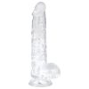 EasyToys - herés dildó - 13,5cm (átlátszó)