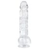 EasyToys - herés dildó - 13,5cm (átlátszó)