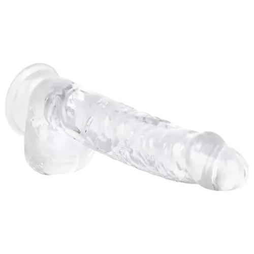 EasyToys - herés dildó - 13,5cm (átlátszó)