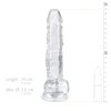 EasyToys - herés dildó - 17cm (átlátszó)