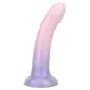 EasyToys Mermaid - csillámos dildó - 15cm (pink)