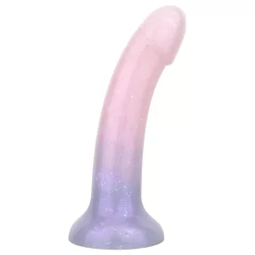 EasyToys Mermaid - csillámos dildó - 15cm (pink)