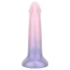EasyToys Mermaid - csillámos dildó - 15cm (pink)