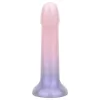 EasyToys Mermaid - csillámos dildó - 19cm (pink)