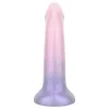 EasyToys Mermaid - csillámos dildó - 19cm (pink)