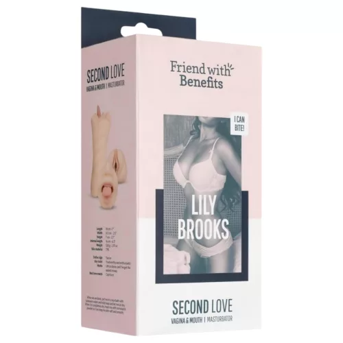 FWB - Lily Brooks 2in1 műszáj és műpunci (natúr)