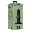 BUTTR FIM-92 - tapadókorongos anál dildó (fekete)
