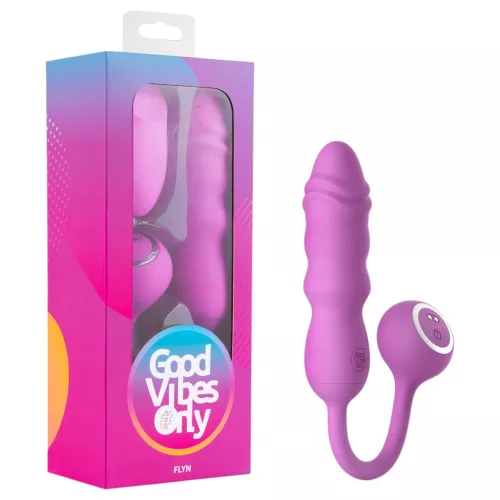 Good Vibes Only - lökő vibrációs tojás távirányítóval (rózsaszín)