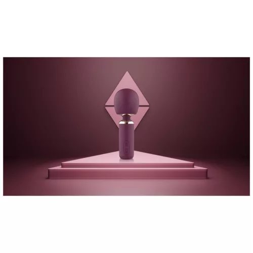 Glam - mini wand vibrátor (lila)