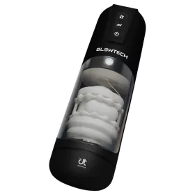   Dreamtoys Blowtech - rezgő, fel-le mozgó maszturbátor (fekete)