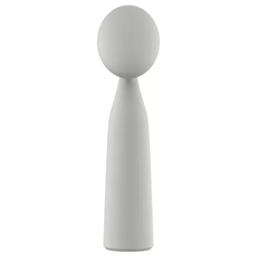 Nude Luna - akkus mini wand vibrátor (szürke)