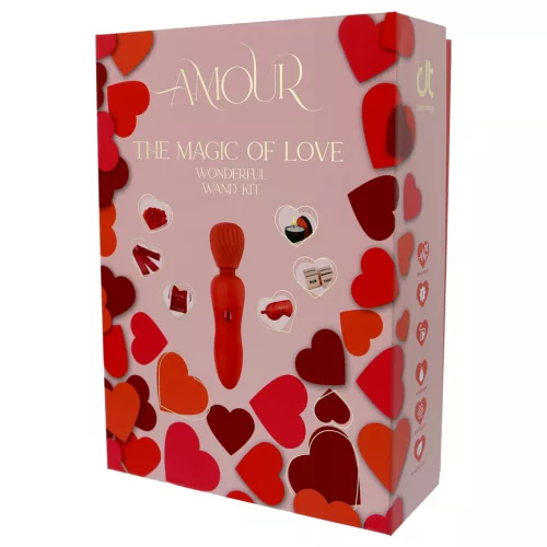 Dreamtoys Amour - wand vibrátor szett (piros)