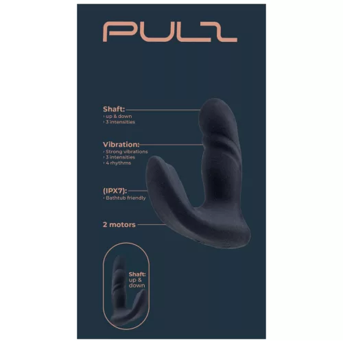 Dreamtoys Pulz - lökő análvibrátor távirányítóval (kék)