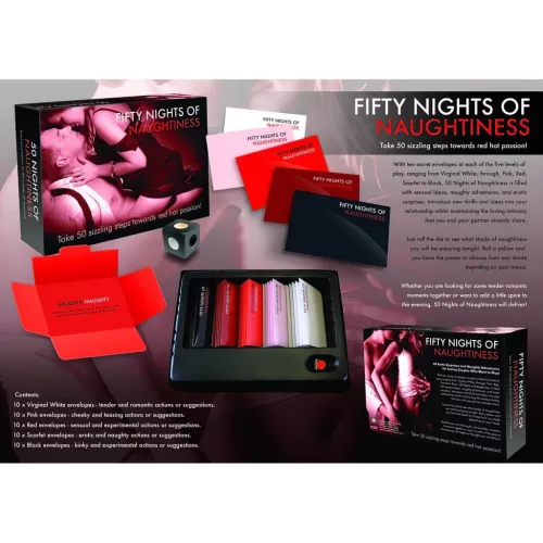 FIFTY NIGHTS OF NAUGHTINESS - szex társasjáték (angol nyelven)