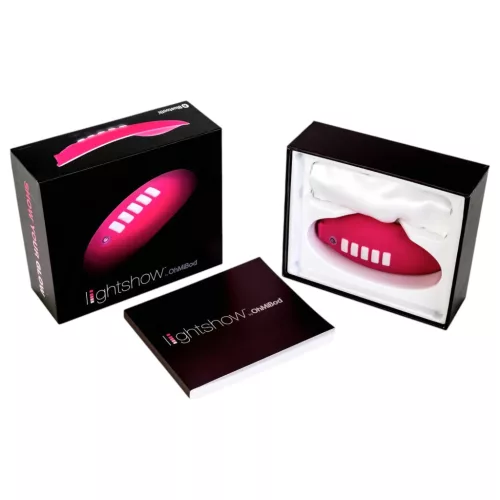OHMIBOD Lightshow - okos csikló vibrátor fényjátékkal (pink)